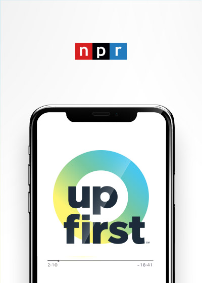 NPR Up First Podcast Design