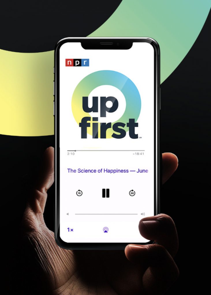 NPR Up First Podcast Brand Refresh