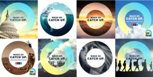 NPR Up First brand & campaign design | KIELY DESIGN