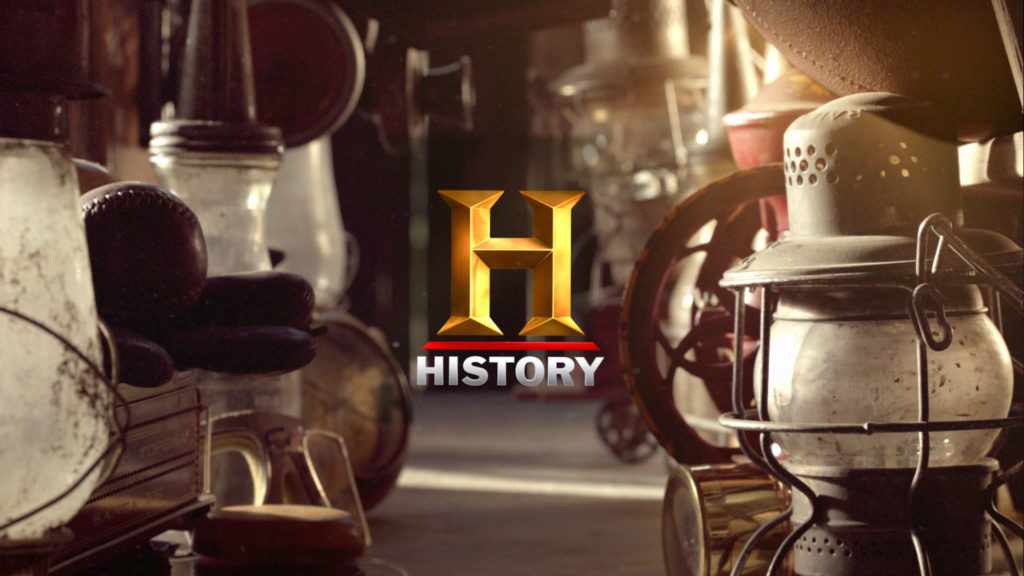 History Channel Branding American Pickers background of antiques