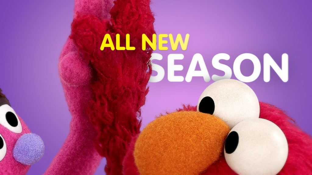Broadcast branding Sesame Street toolkit design with Elmoh and New Season