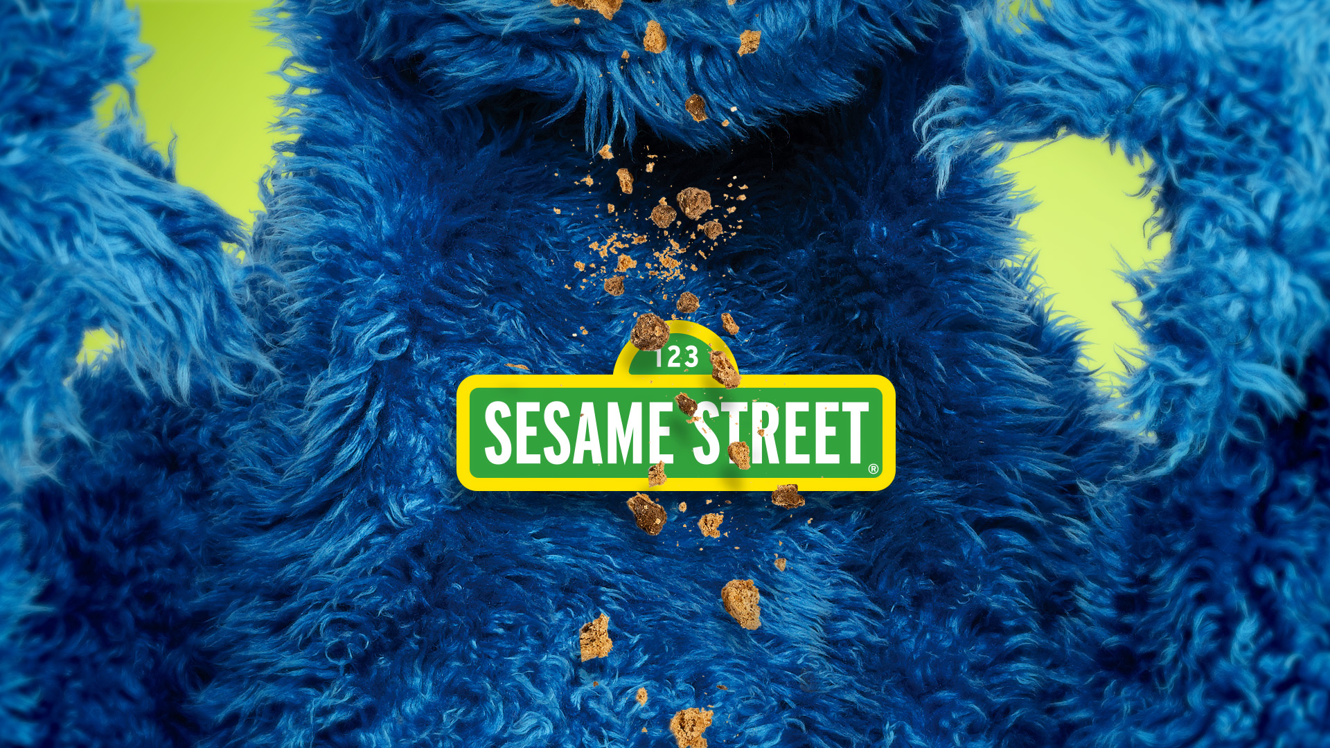 Sesame Street promo toolkit design with Cookie Monster