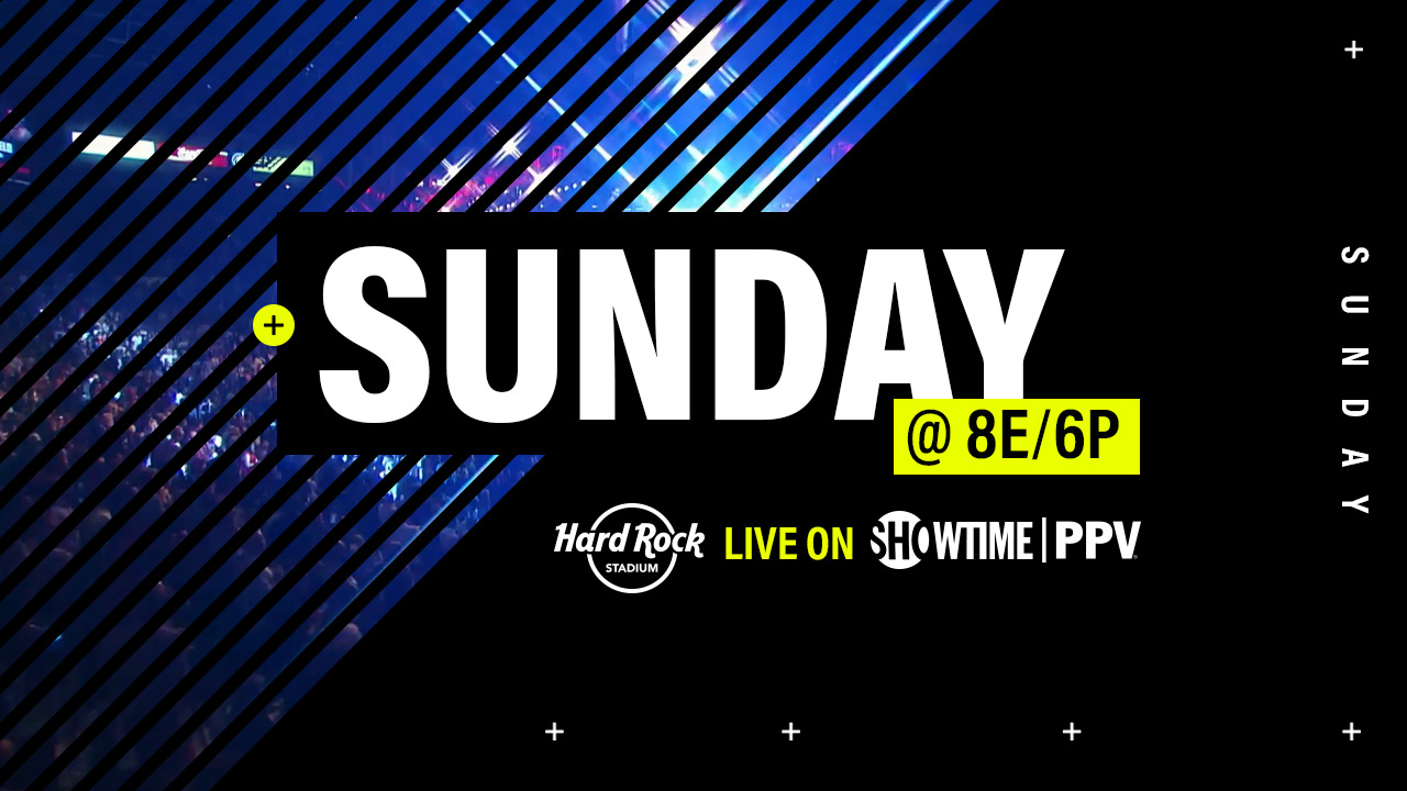 Showtime Boxing Sunday design