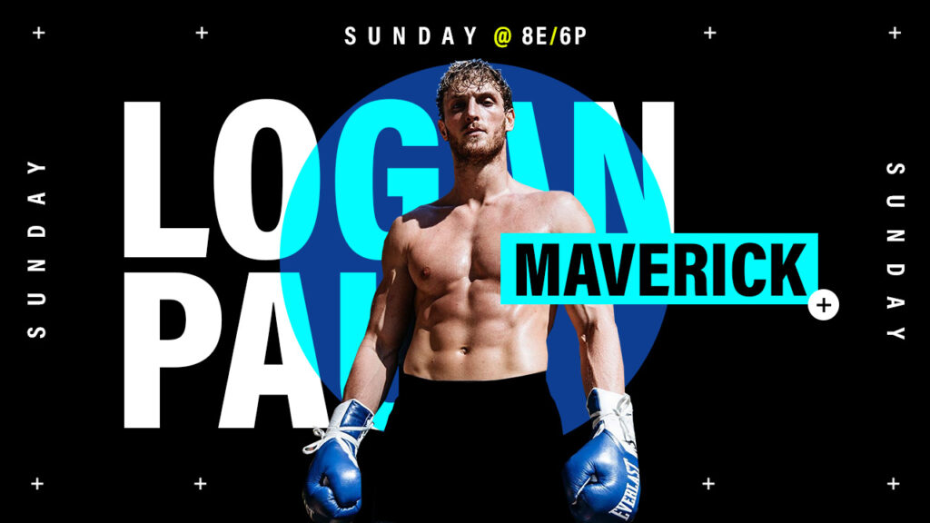 Showtime Boxing youtube tease design for Floyd Mayweather vs Logan Paul