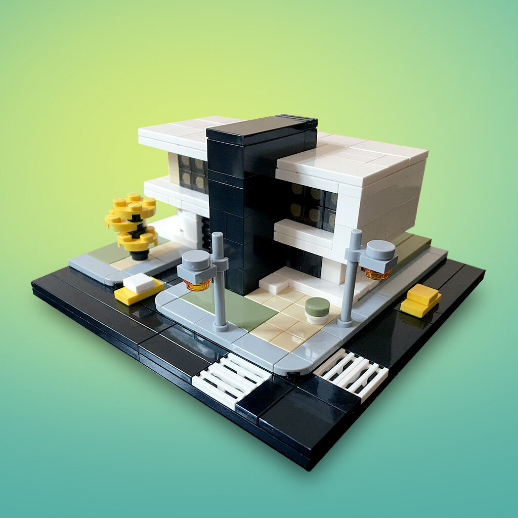 lego architecture modern house