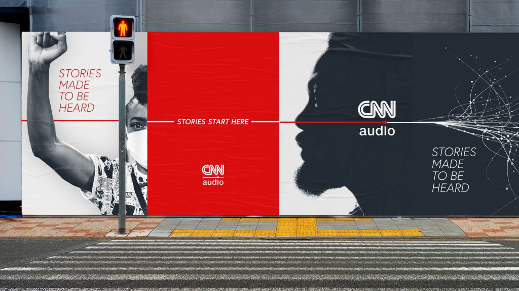 CNN Audio Promotion Print Campaign