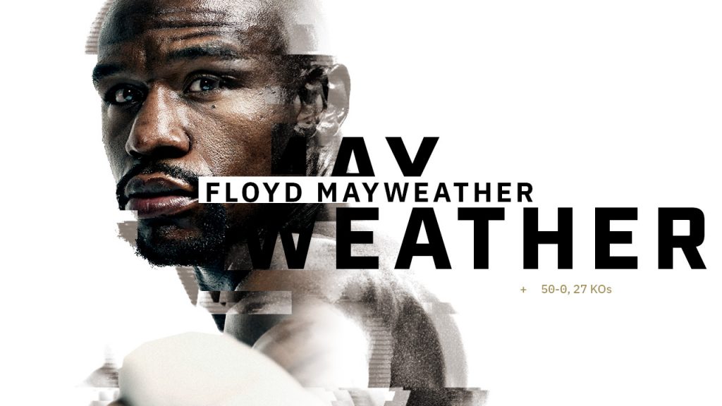 showtime boxing title design for Floyd Mayweather