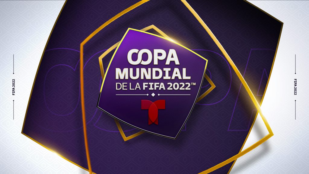 World Cup 2022 design on telemundo promo endapge