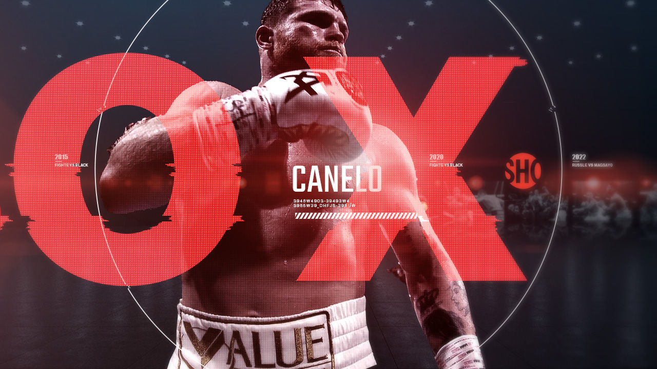 Showtime Championship Boxing bold red graphics