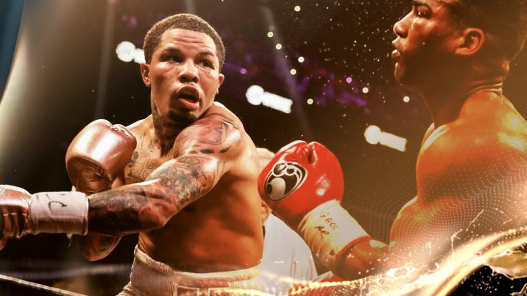 Showtime Championship Boxing show open boxers in gold splash