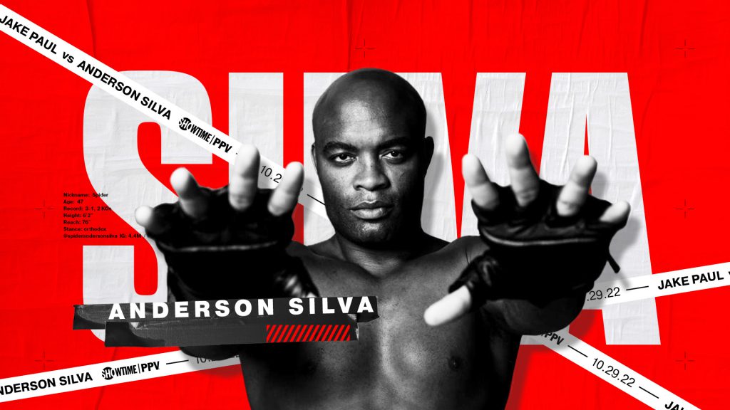 Anderson Silva - taped up sports design
