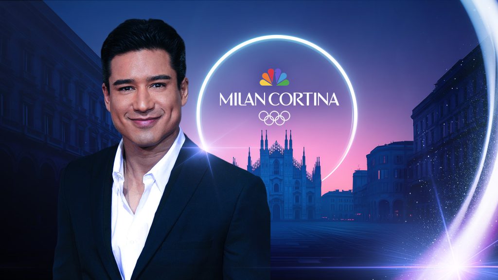 Access Hollywood Winter Sports Promo Design for the Milan Cortina Olympics with Mario Lopez